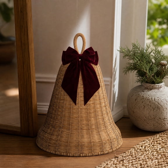 ShaoXinWan Christmas Bell Decoration, Festive Holiday Ornament Set Indoor Outdoor Xmas Decor, Tabletop Mantel Window Garden Display for Home Winter Seasonal Party Decor