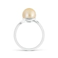 thumbnail image 2 of ANGARA Golden South Sea Cultured Pearl Solitaire Bypass Ring in 14K White Gold for Women | June Birthstone, Birthday, Anniversary, Jewelry Gift for Women | Pearl Ring, 2 of 8