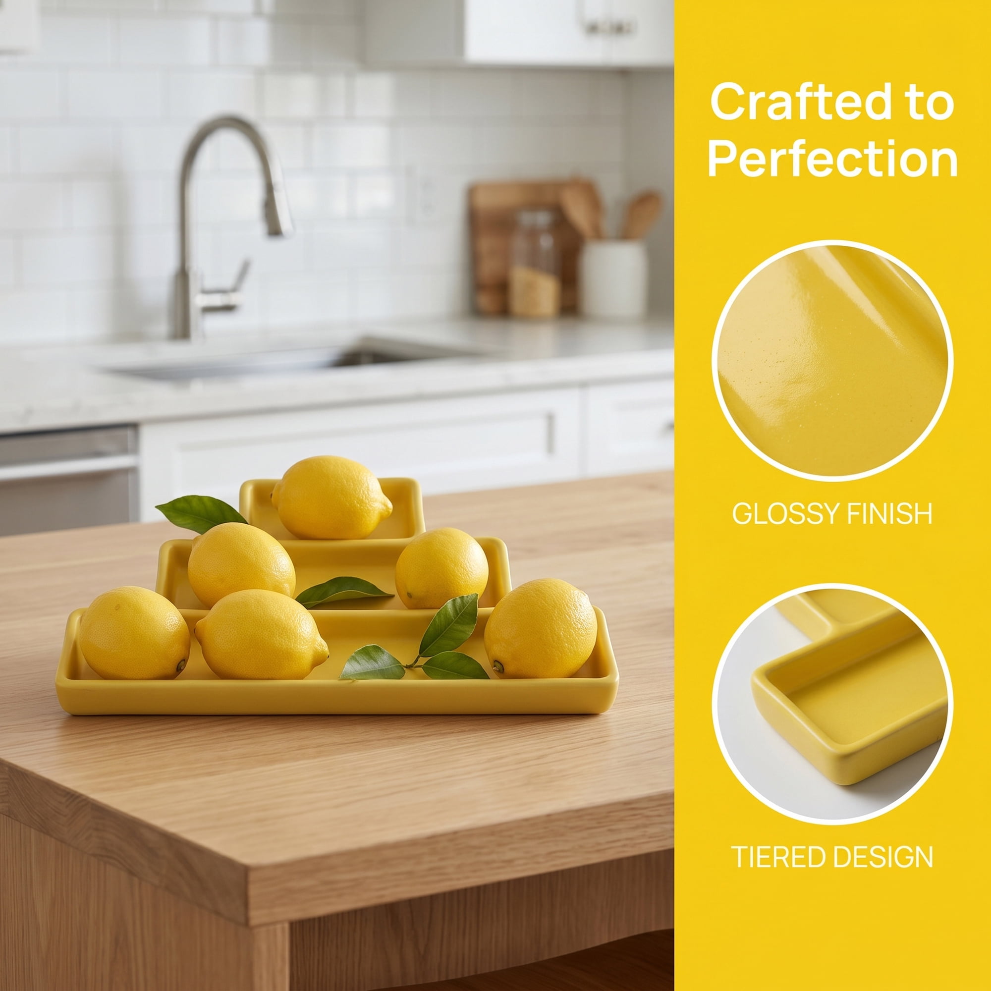 Unique Bargains Cloud Jewelry Dish Irregular Ceramic Trinket Tray Yellow 7.5*5.9*1.2inch