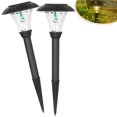 thumbnail image 4 of 2pcs Solar Lawn Lights 600mAh Solar White Light Outdoor Solar Powered Landscape Lights IP65 Waterproof Warm White Light Pathway Lights for Garden Backyard, 4 of 9