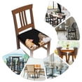 thumbnail image 7 of KLL Coffee Gnome (2) Pattern Seat Covers for Dining Room Chairs,Washable Chair Seat Chair Covers Seat Protector-Four Pieces, 7 of 7