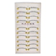 thumbnail image 1 of 10 Pairs Makeup Natural Lower Bottom Black False Eyelashes Clear Band, 1 of 4