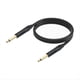 thumbnail image 3 of Cable de Guitarra de 6,35 mm 1/4 Macho A Macho Cable de Audio Estéreo Balanceado /TRS para Guitarra Eléctrica Amplificador de Bajo Mezclador Altavoz 100 cm, 3 of 5