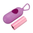 thumbnail image 1 of Unique Bargains Distributeur de Sacs à Déchets Solide et Étanche Rose, 15 Unités / 1 Rouleau, 1 of 5