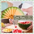 thumbnail image 2 of Ongmies Ice Cream Scoop Clearance Carving Fruit Ice Watermelon in1 Dual-Head 2 Stainless Steel Tableware Kitchen Organizers and Storage Random, 2 of 9