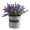 Blue Purple, variant on Ludlz Mini Potted Artificial Lavender Plant Flowers Faux Herbs Planter Set Small Houseplants Green Fake Plastic Bonsai for Indoor Greenery Tabletop Wedding Decorations Desktop Bonsai