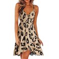 thumbnail image 2 of IROINNID A-Line Dress For Women Casual Print Sleeveless Sling Dress V-Neck Knee-Length Dress, 2 of 6