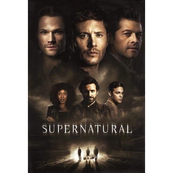 Supernatural 5D DIY Diamond Art Painting Kits Horror story 12x16 Inch for Adults,Full Round Drill Rhinestone Embroidery for Wall Decoration.