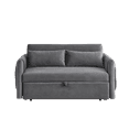 Holaki 55" Modern Convertible Sofa Bed with 2 Detachable Arm Pockets