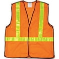 thumbnail image 2 of 5-Point Tear-Away Traffic Safety Vest, High Visibility Orange, X-Large, Polyester, CSA Z96 Class 2 - Level 2, 2 of 2