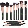 thumbnail image 5 of Bestope Ustar Premium Synthetic Fan Brush for Makeup Foundation Powder Kabuki Brush Concealers Brush Eye Shadows Makeup Brushes Kit, 18 Pieces, 5 of 8
