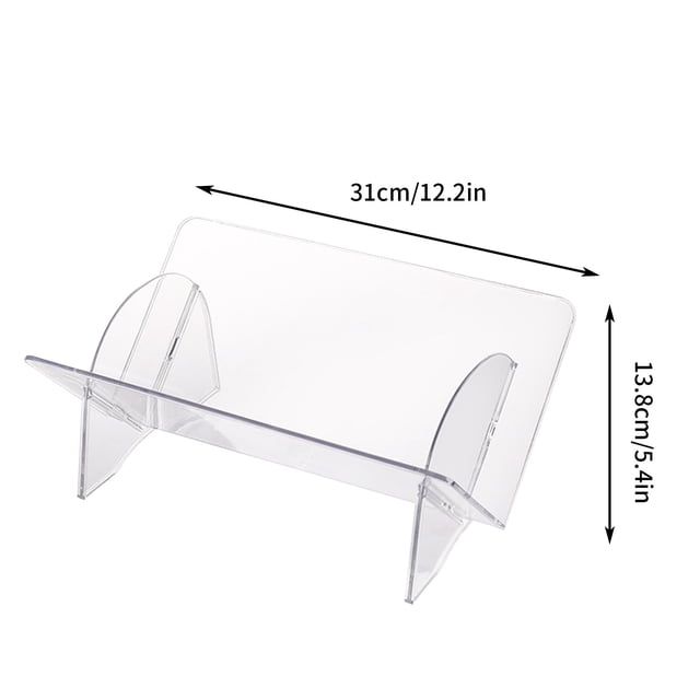 Desk with Storage Book Stand Transparent Acrylic Desktop Bookshelf Book Desk Storage Student Children Reading Picture Book Shelf Book Stand for Reading
