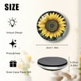 thumbnail image 2 of Glass Refrigerator Magnet 6Pcs Magnetic Fridge Sticker,Decor for Kitchen,Whiteboard,Cabinet,Radiant Sunflower In Full Bloom, 2 of 5