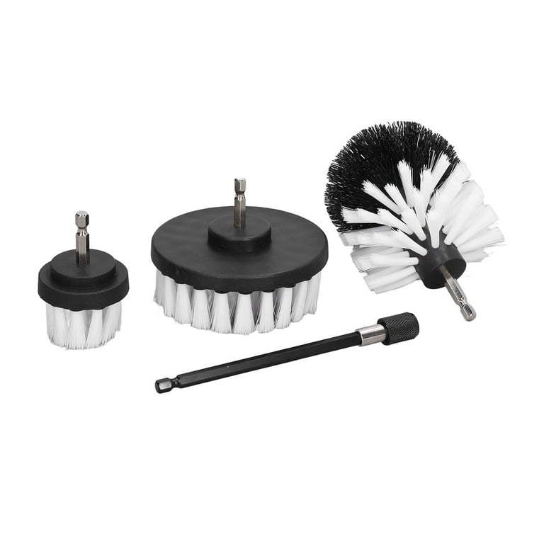 2pcs/7pcs MINI Power Scrubber Cleaning Kit Drill Brush Attachment Set With  Extender Rod, Perfect For Tile Crevice, Floor Line,Car Detailing Brush, All