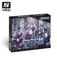 thumbnail image 1 of Vallejo Squidmar Dark Future Paint Set (72.202) – 12x18ml Acrylic Paints + Exclusive Miniature & Tutorial for Miniature Model Painting, 1 of 4