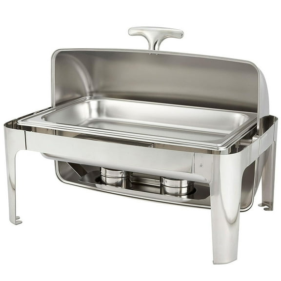 Winware  Madison 8qt Full-size Chafer, Roll-top, S/S, Heavyweight
