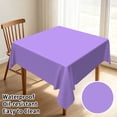 thumbnail image 2 of Tchckioa Purple Square Tablecloth,Waterproof Table Cloth for Kitchen,70x70 Inch,Wedding Party Decor, 2 of 6