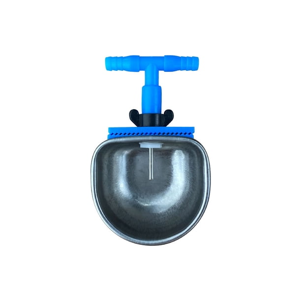 Billuyoard Alimentador automático de agua para animales de acero inoxidable, repuesto portátil desmontable, cuenco de alimentación para mascotas ABS Suministros para pájaros Pequeño ensamblado Billuyoard PT004518-02