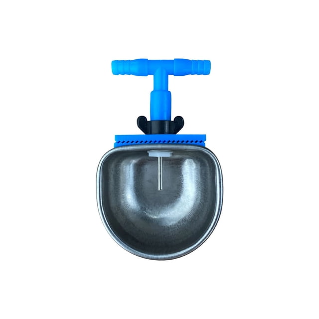 Billuyoard Alimentador automático de agua para animales de acero inoxidable, repuesto portátil desmontable, cuenco de alimentación para mascotas ABS Suministros para pájaros Pequeño ensamblado Billuyoard PT004518-02