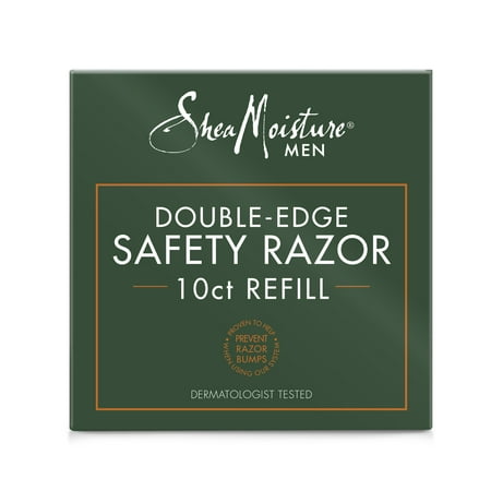 SheaMoisture Men Razor Blades Single Blade, 10 Blades