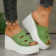 thumbnail image 1 of MKLEKYY Sandalias Ortopédicas para Mujer, Zapatos de Verano Lisos Informales Con Punta Abierta y Cuñas, Cómodos Zapatos de Playa, Sandalias, Zapatillas 169, 1 of 4