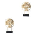 thumbnail image 1 of Guardoinrt Creative Nordic Home Decoration Accessories Iron Office Home Desktop Decor Gold S 2Set, 1 of 6