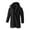 #026-Black, variant on Donemore Men's Long Thick Jacket with Detachable Windproof Hood Winter Warm Fleece-Lined Coat