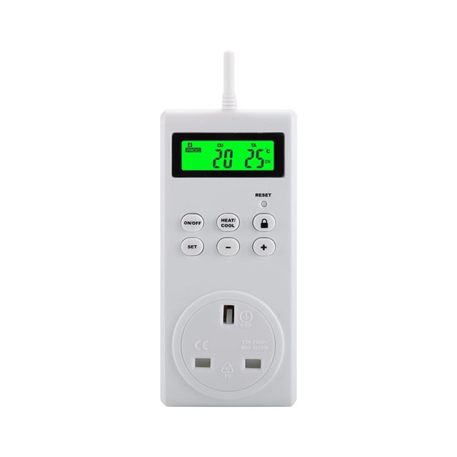 Bearachild Termostato de enchufe inteligente para PC Electrodomésticos Reino Unido enchufe Bearachild HA063960-02B