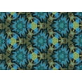 thumbnail image 1 of Ahgly Company Machine Washable Indoor Rectangle Transitional Deep-Sea Green Area Rugs, 8' x 12', 1 of 1