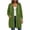 Army Green, variant on Hurxie Women Casual Zip up Fleece Hoodies Tunic Sweatshirt Long Jacket Oversized Hoodie with Pockets Full Zipper Hooded for Fall Winter