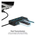 thumbnail image 4 of Hub Sabrint Hb-umls 4-p Interrupteurs Usb 2.0 Alimentation Électrique, 4 of 5