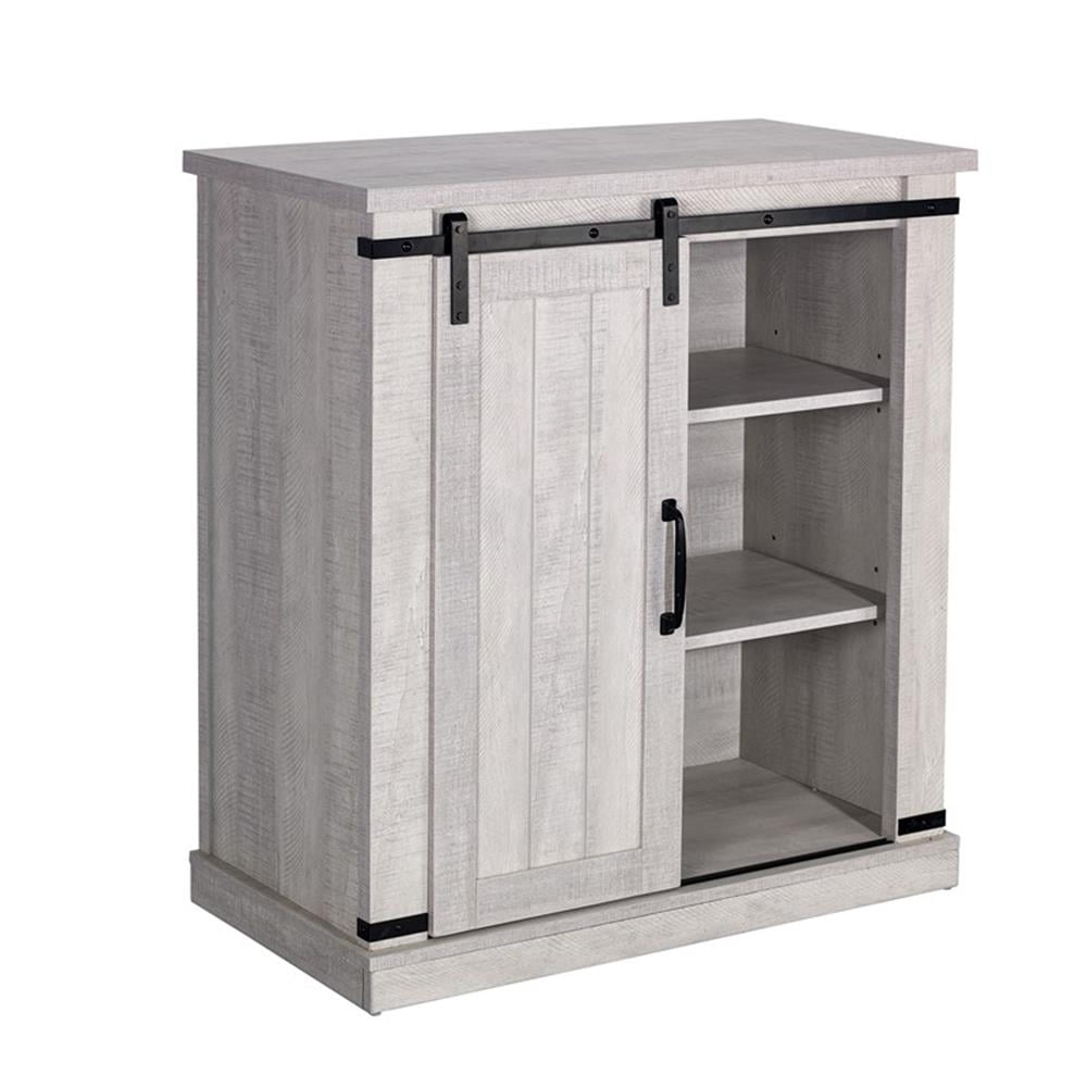 LIVILAND 32 in. TV Stand Media Console for TV up to 40 in. - Off White