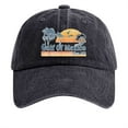 thumbnail image 1 of AWZXDE Solid Color Adjustable Baseball Caps For Men Women Daily Sports Snapback Hat Black, 1 of 3