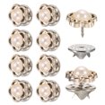 thumbnail image 1 of 10 Conjuntos de Botones de Broche, Botones de 11.5 mm Sin Coser, Broches Desmontables para Ropa, Blusas, Abrigos (Negro), 1 of 7