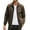 Brown, variant on COOFANDY Corduroy Casual Jacket for Men Lightweight Vintage Jacket Zip-Front Bomber Jacket Fall Outwear