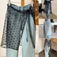 thumbnail image 4 of Ruifaya Falda de gasa con capas de encaje y falda cruzada con lazo, pantalones a juego con cordones, lote D3, 4 of 7
