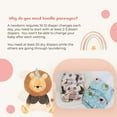 thumbnail image 2 of Kawaii Baby Bamboo Cloth Nappies & Diapers  6 Pack with 12 Inserts Newborn, 6-22 lbs | Daily & Overnight Use, 2 of 17