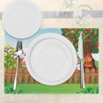 thumbnail image 3 of Ambesonne Cartoon Place Mats Set of 4, Farm Animals Mascots, Standard Size, Multicolor, 3 of 6