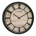 thumbnail image 3 of La Crosse Clock 11.5" Barrow Black Contemporary Analog Quartz Wall Clock, 404-3629, 3 of 6