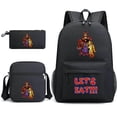 thumbnail image 1 of Juego de mochilas escolares Backpack Five Nights de nailon, 3 unidades, para niños, 1 of 1