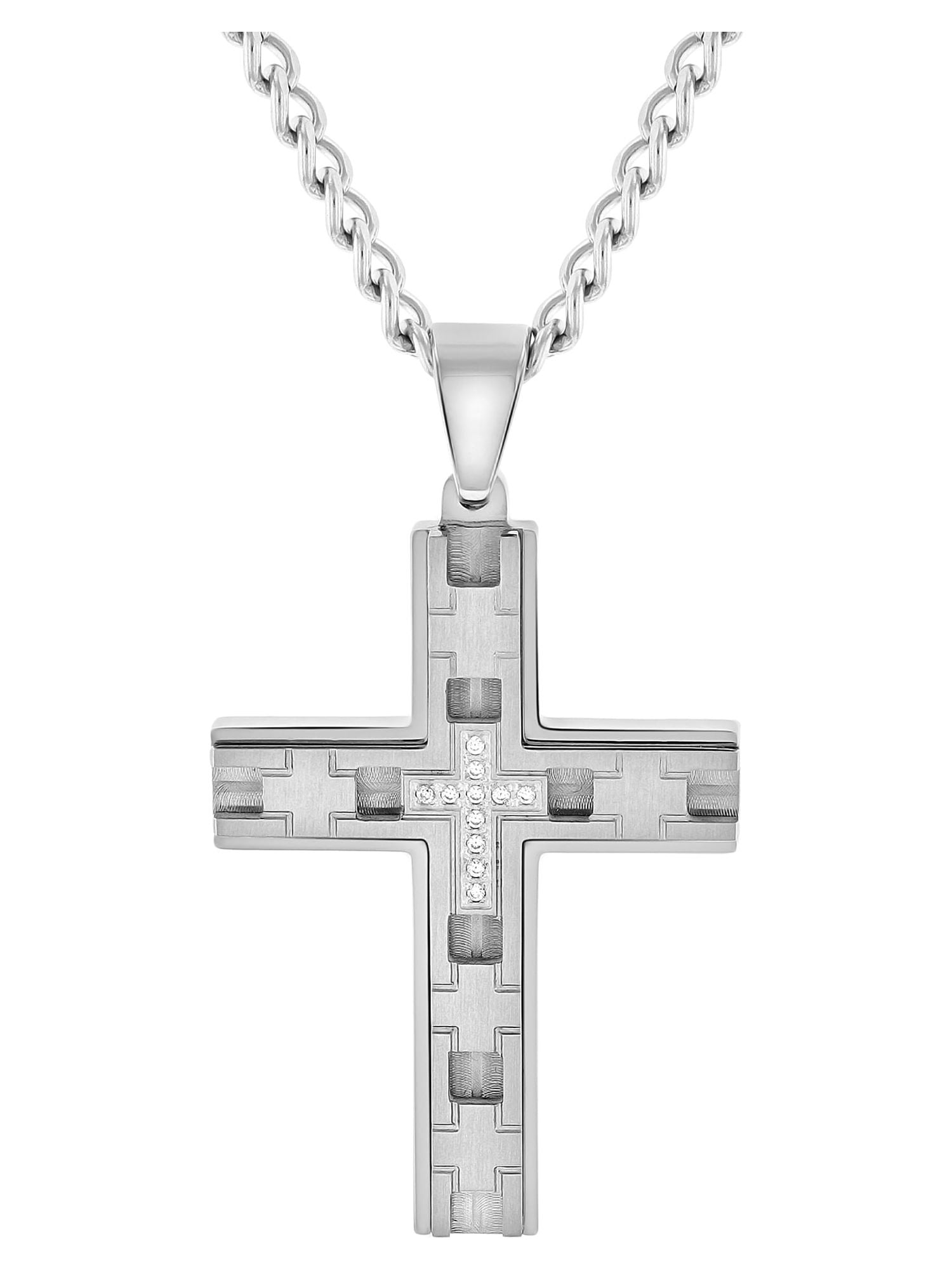 Mens stainless steel necklace walmart new arrivals