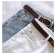 thumbnail image 4 of Tidyack,Just Released,High Waisted Denim Shorts, Frayed Edge Design, Stretchy Cotton Blend, Versatile Casual Wear, Summer Outdoor Shorts, Comfortable Daily Use, Relaxed Fit, Trendy Fashion Shorts, 4 of 7