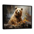 thumbnail image 2 of Designart "Boundary of the Bears II" Animals Floater Framed Canvas Art Print, 2 of 7