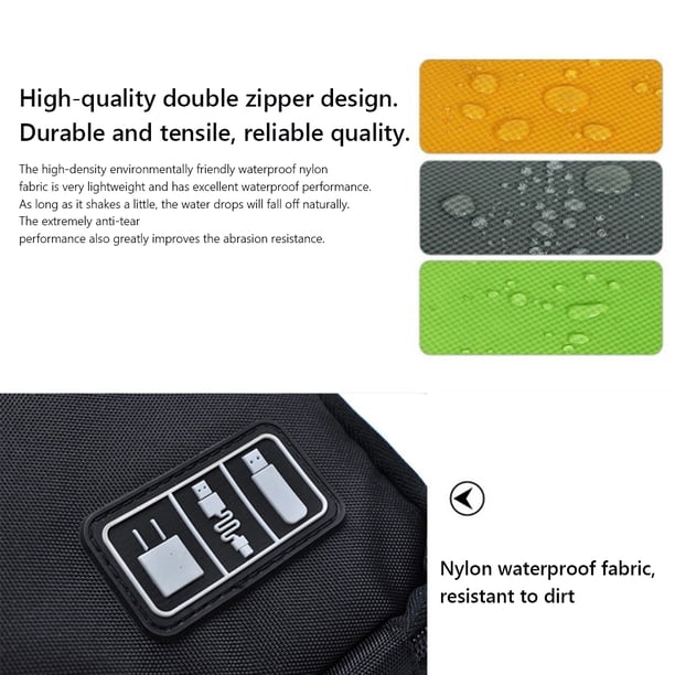 Para Apple Watch Bolsa de almacenamiento impermeable Bolsa de correa de correa de reloj de viaje (Negro) Likrtyny Para estrenar