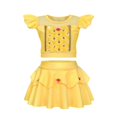 thumbnail image 3 of Girl Swimsuit Children‘s Cute Creative Princess Theme Swimwear Children Summer Beach Pool Party Bikini Bathing 2PCS Split Suit, 3 of 7