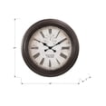 thumbnail image 4 of Monarch Specialties I 9040 Clocks, 20" Round, Wall Clock, Brown, Transitional, 4 of 5