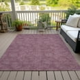 thumbnail image 6 of Addison Rugs Chantille Indoor/Outdoor Transitional Geometric Eggplant Washable Rectangle Rug, 3' x 5', 6 of 6