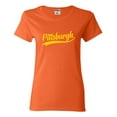 thumbnail image 2 of Go All Out City Of Pittsburgh Pennsylvania Pride Fashion Script T-Shirt Mens/Women/Youth, 2 of 4