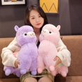 thumbnail image 1 of Cute Saddle Alpaca Plush Dolls Toys Soft Plush Alpacasso Alpaca Dolls Stuffed Animal Toy Children Birthday Gift heqiyong toy, 1 of 2