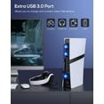 thumbnail image 5 of Auto Cooling Fan for PS5 Pro/ Slim, USB 3.0 Port, Adjustable 3 Speed, with LED Light, Memory Function, Quiet and Efficient Cooling System for PS5 Pro/Slim Cooler, 5 of 7